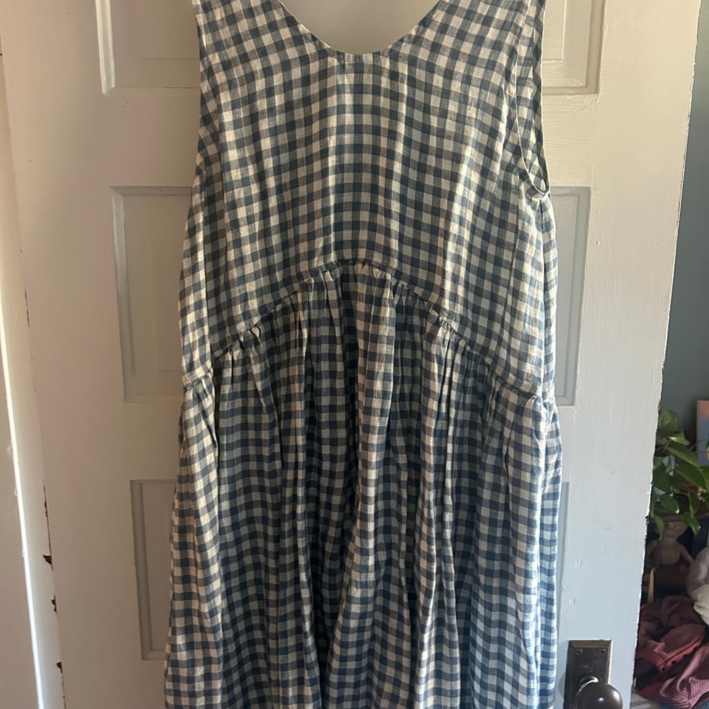 notPERFECTLINEN Gingham Dress - Picture 5 of 6